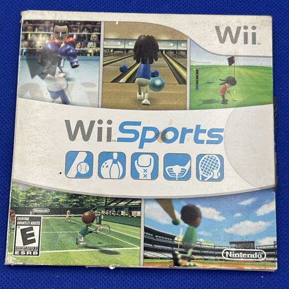 Nintendo Wii Game Wii Sports (Nintendo Wii, 2006) With Disc Sleeve & Manual READ - Picture 11 of 13